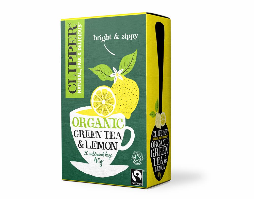 Clipper_Organic Green & Lemon 20 Tea bags
