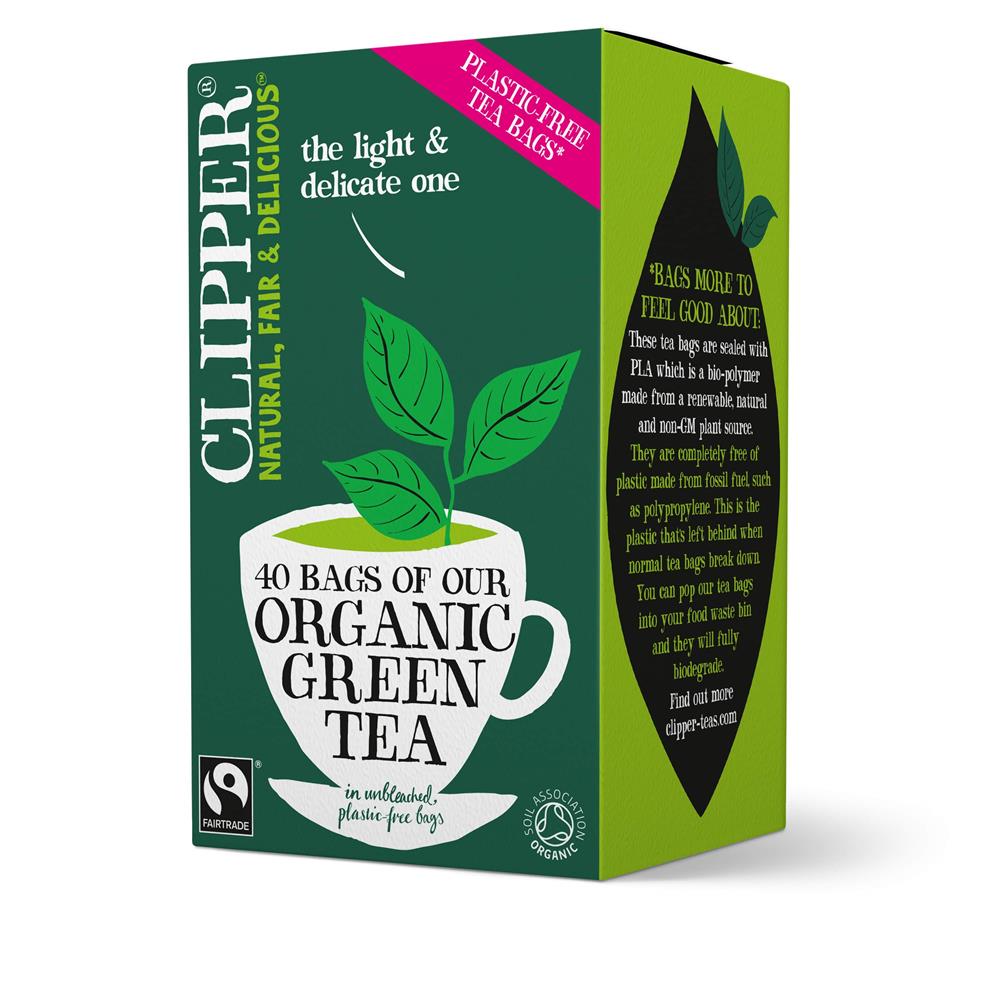 Clipper_Fairtrade & Organic Green Tea 40 Bags