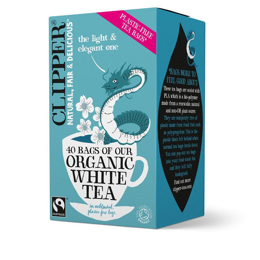 Clipper_Organic & Fair Trade White 40 Tea Bags