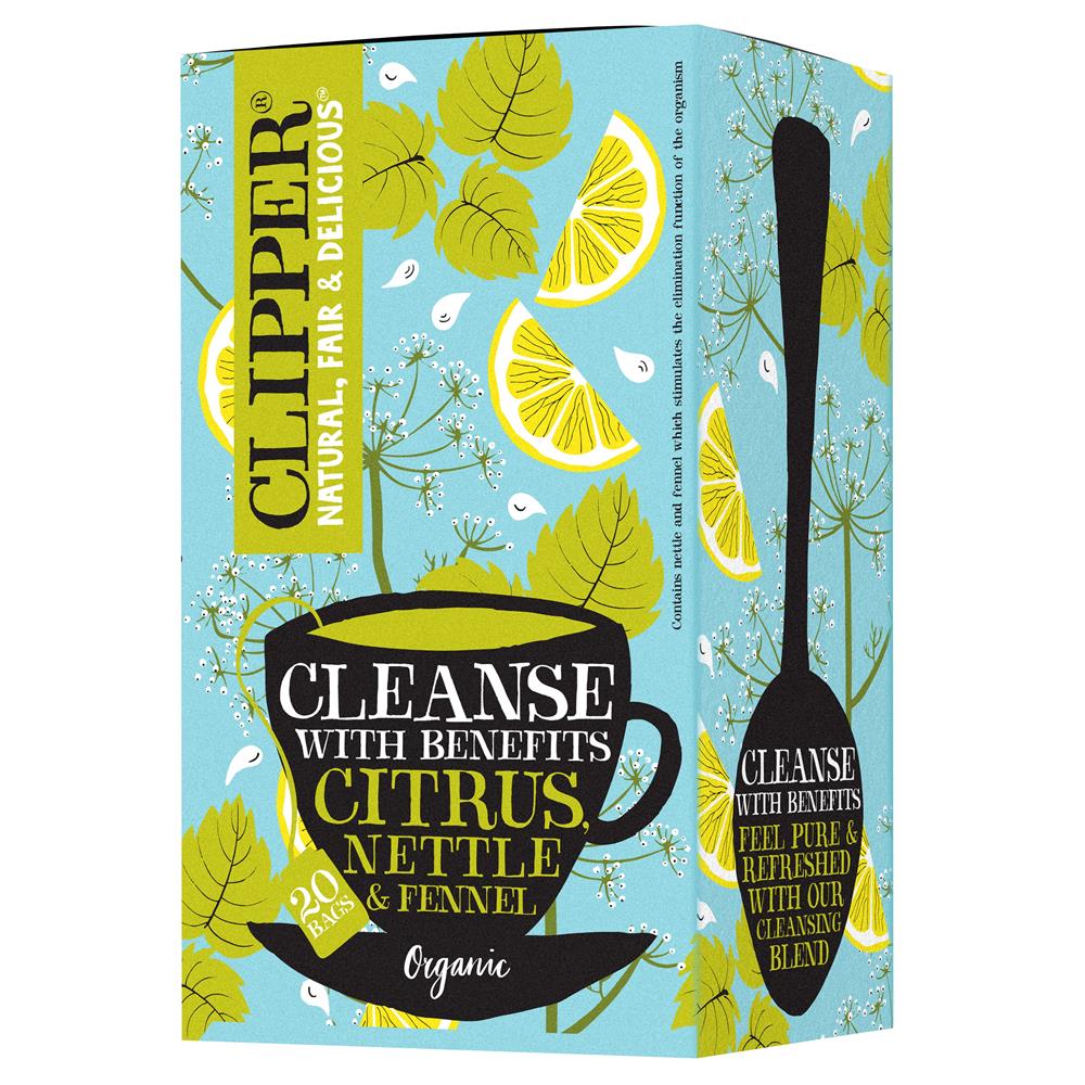 Clipper_Organic Cleanse with Benefits Infusion 20 Bags