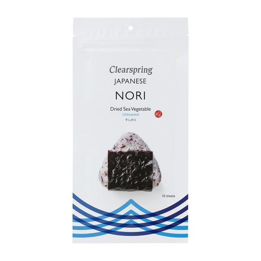 Clearspring_Japanese Nori Untoasted - 10 sheets