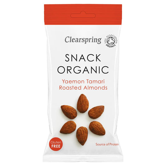 Clearspring_Snack Organic Tamari Roasted Sicilian Almonds 30g