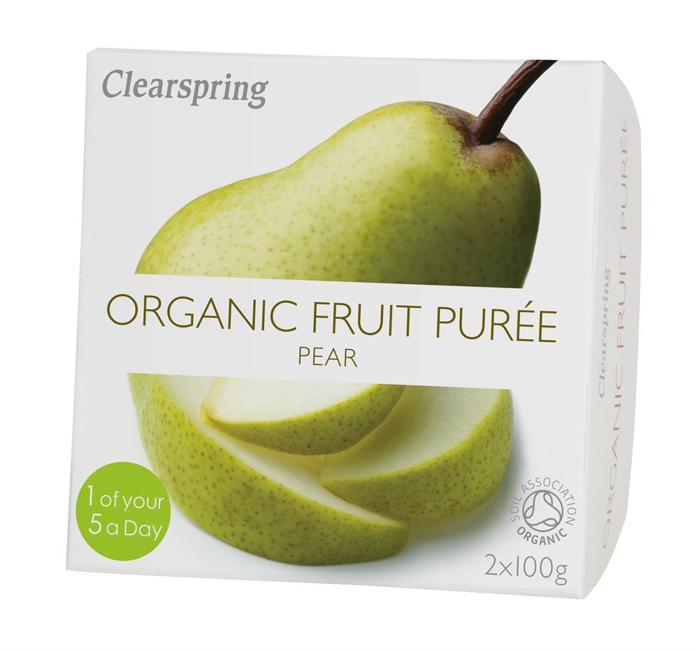 Clearspring_Organic Fruit Puree Pear (2x100g)