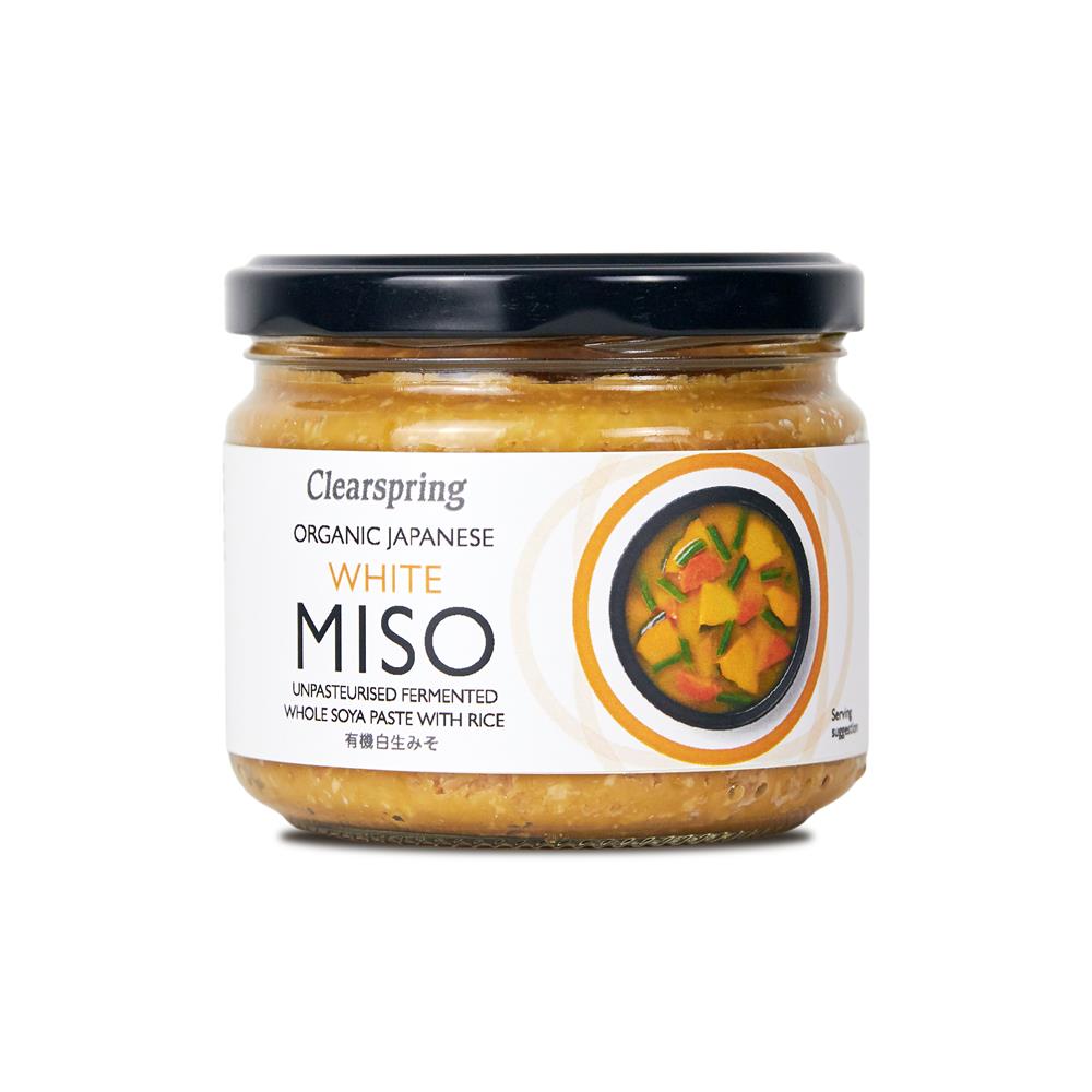 Clearspring_Organic Japanese White Miso Jar (unpasteurised) 270g