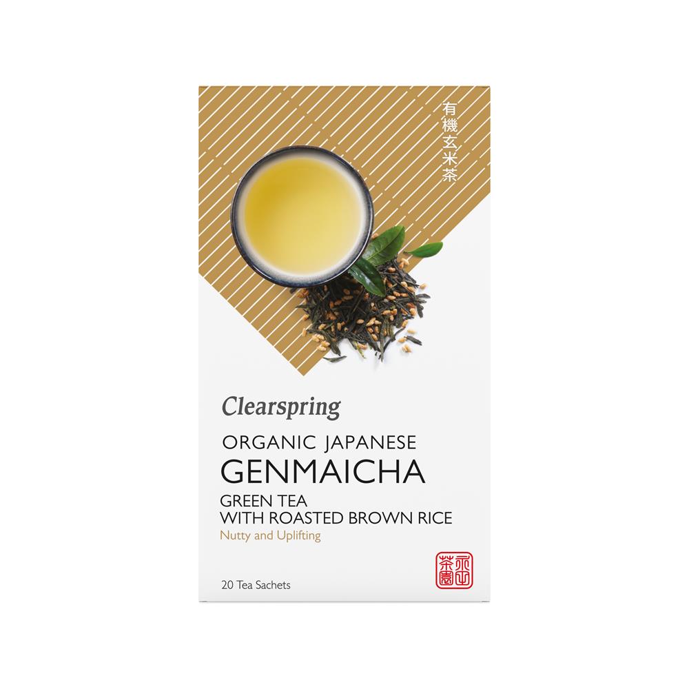 Clearspring_Organic Japanese Genmaicha Green 20 bags