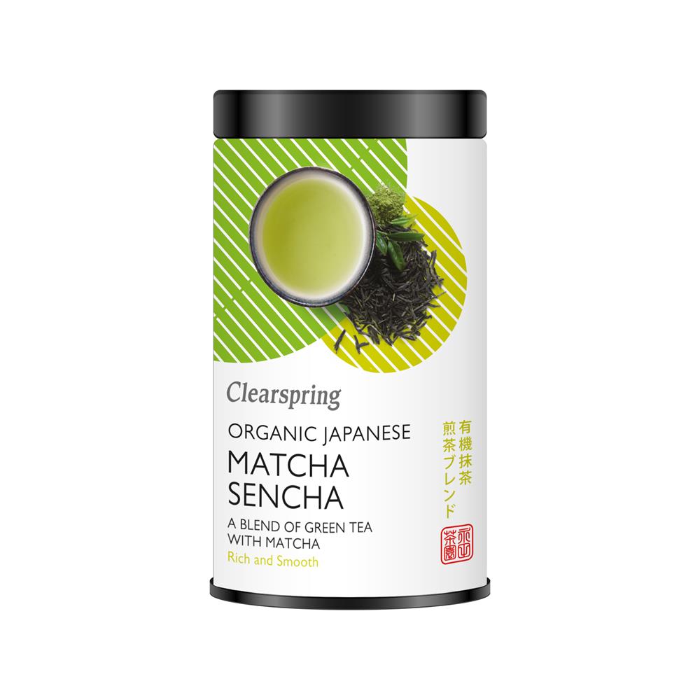 Clearspring_Organic Japanese Matcha Sencha Loose Tea 85g