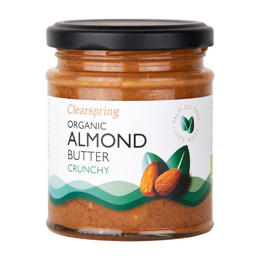 Clearspring_Organic Almond Butter Crunchy 170g