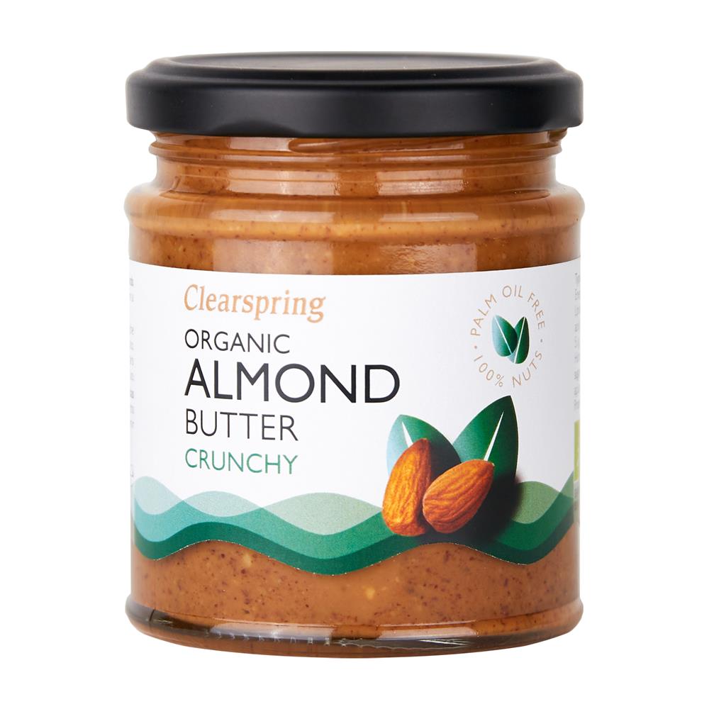 Clearspring_Organic Almond Butter Crunchy 170g