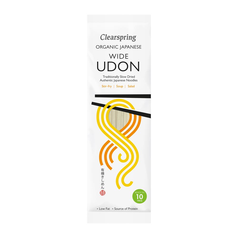 Clearspring_Organic Japanese Wide Udon Noodles 200g