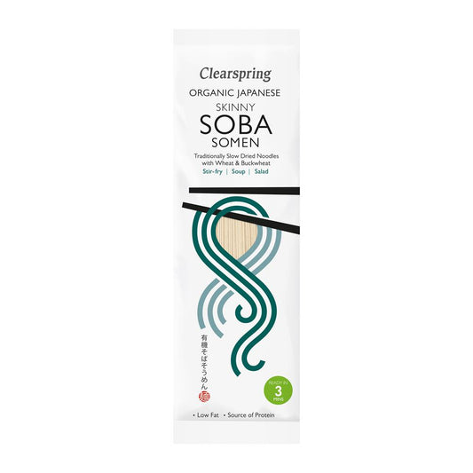Clearspring_Organic Japanese Skinny Soba Somen Noodles 200g