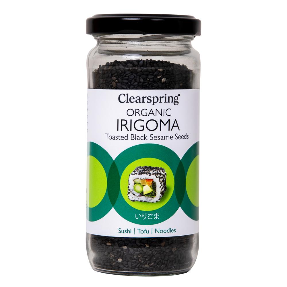 Clearspring_Organic Irigoma - Toasted Black Sesame Seeds