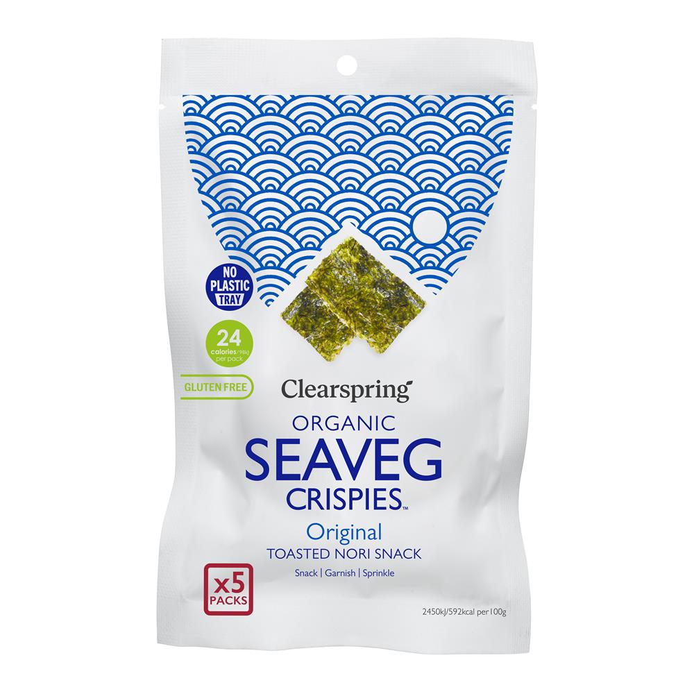 Clearspring_Original - Organic Seaveg Crispies Multipack(TRAYLESS) 20g