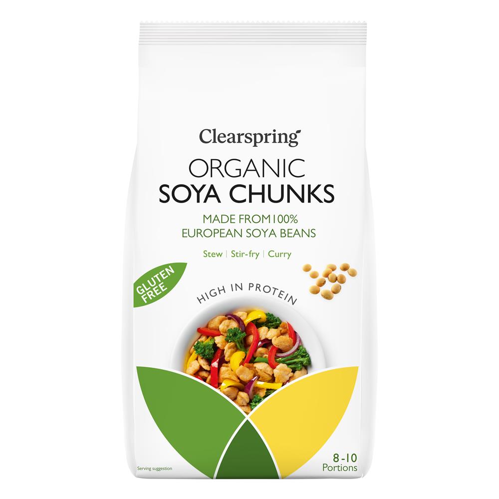 Clearspring_Organic Soya Chunks 200g