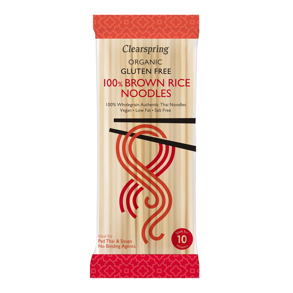 Clearspring_Org Gluten Free Br Rice Noodle 200g
