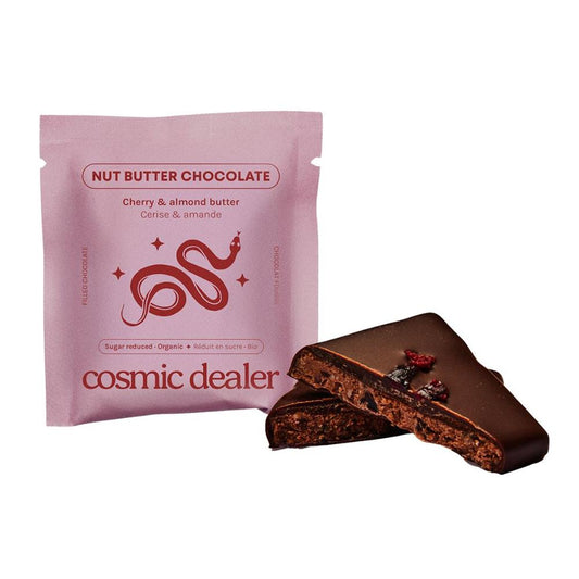 Cherry Almond nut butter chocolate bite organic sugar reduced 20g-pack of 16