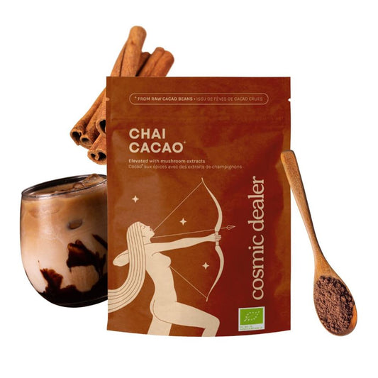 Cosmic Dealer_Cacao Chai - Chai Drinking Chocolate Organic with Mushrooms 120g