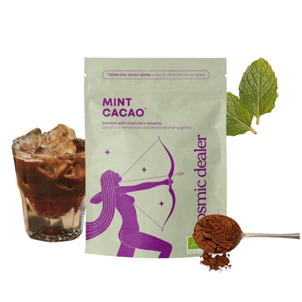 Cosmic Dealer_Cacao Mint - Mint Drinking Chocolate Organic with Mushrooms 120g