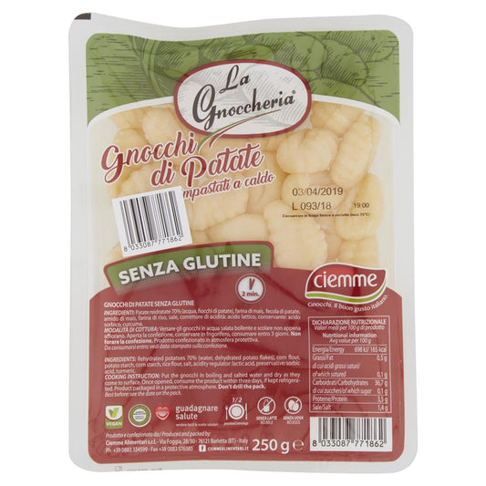 Ciemme_Gluten Free and Vegan Gnocchi 250g-pack of 2