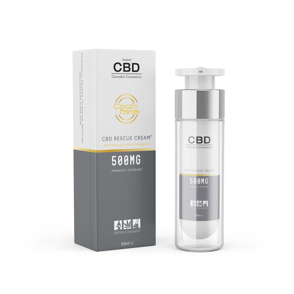 CBD by British Cannabis_CBD Rescue Cream 500mg 50ml