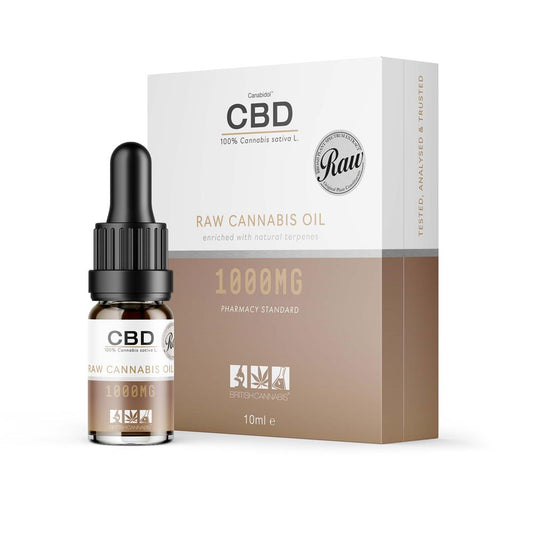 CBD by British Cannabis_Canabidol CBD Oil Dropper (RAW) 1000mg 10ml