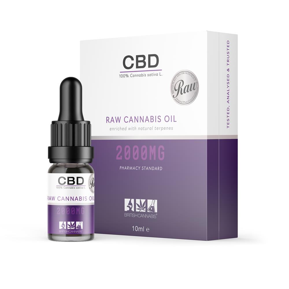 CBD by British Cannabis_Canabidol RAW CBD Oil 2000mg 10ml