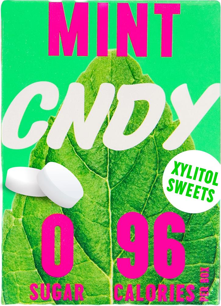 CNDY_Mint Sugar Free Xylitol Sweets 40g-pack of 7