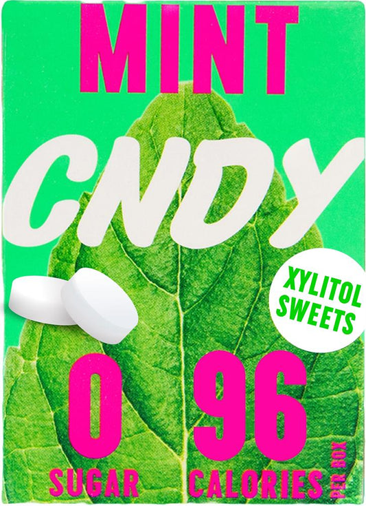 CNDY_Mint Sugar Free Xylitol Sweets 40g-Pack of 7