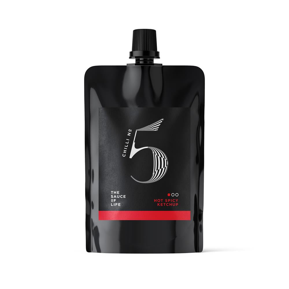 Chilli No.5_Hot and Spicy Ketchup Pouch 100ml