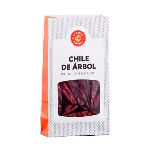 Cool Chile_Whole Dried De Arbol Chillies 20g-pack of 2
