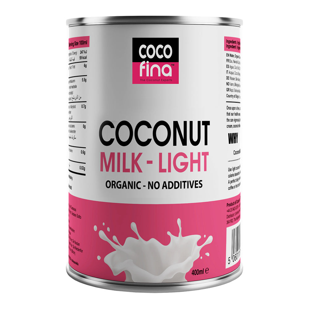 Cocofina_Coconut Milk Light 400ml-Pack of 2
