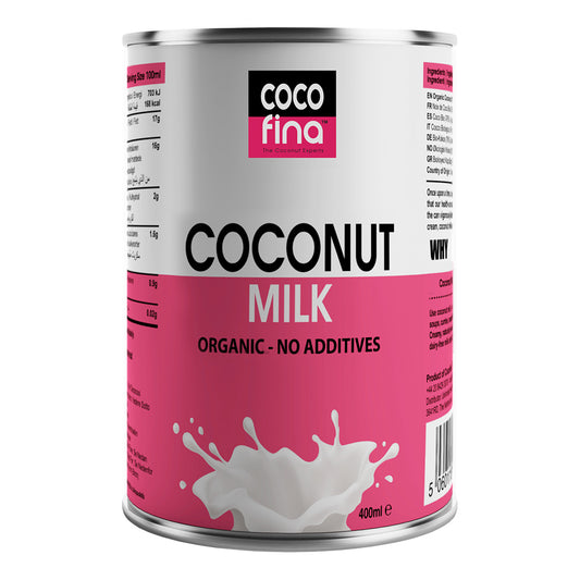 Cocofina_Organic Coconut Milk 400ml-Pack of 2