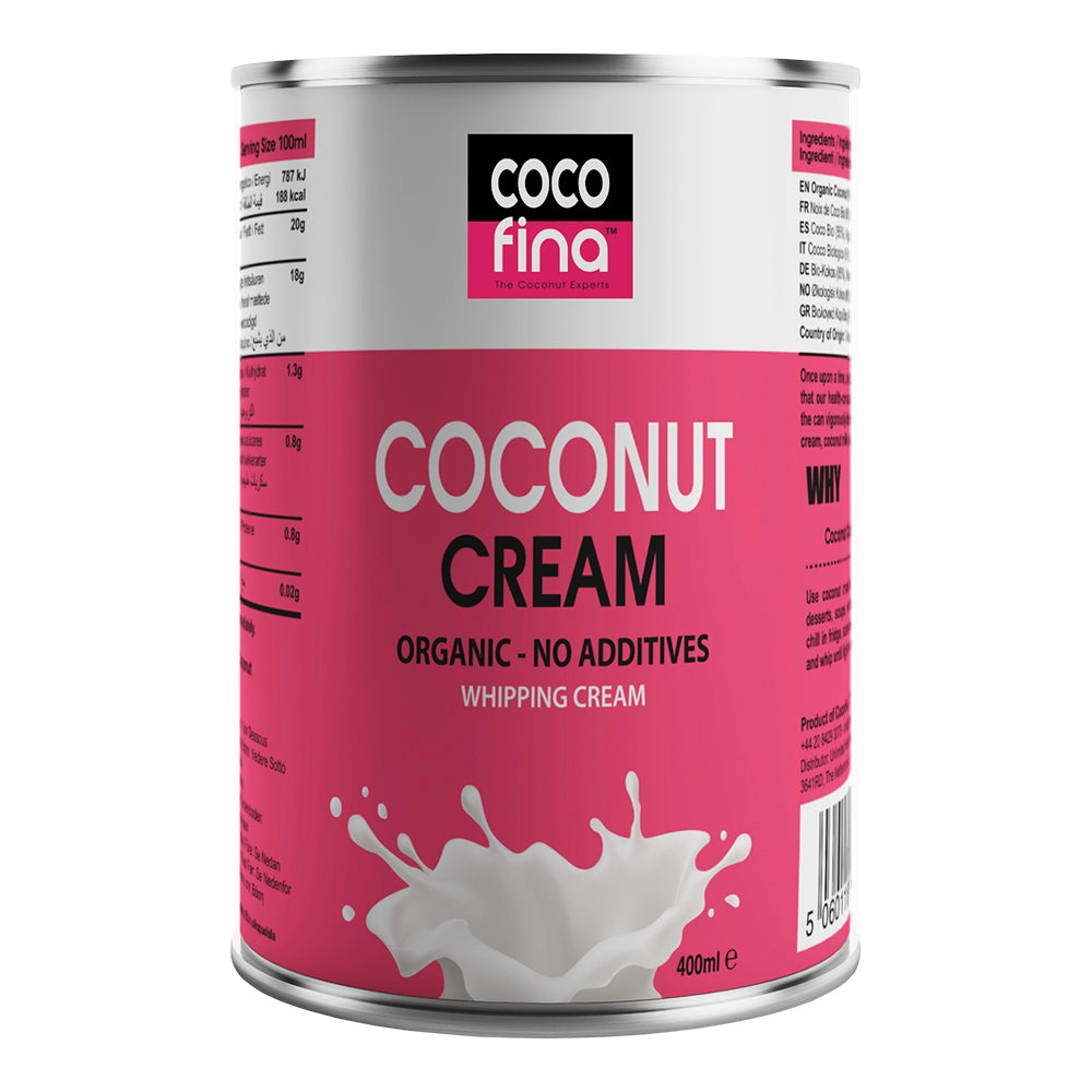 Cocofina_Organic Coconut Cream 400ml-Pack of 2