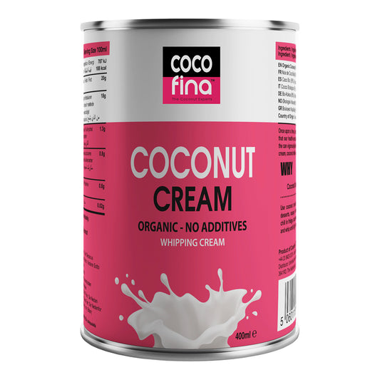 Cocofina_Organic Coconut Cream 400ml-Pack of 2