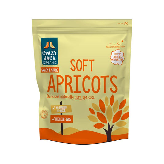 Crazy Jack_Organic Soft Dried Apricots Ready to Eat 200g