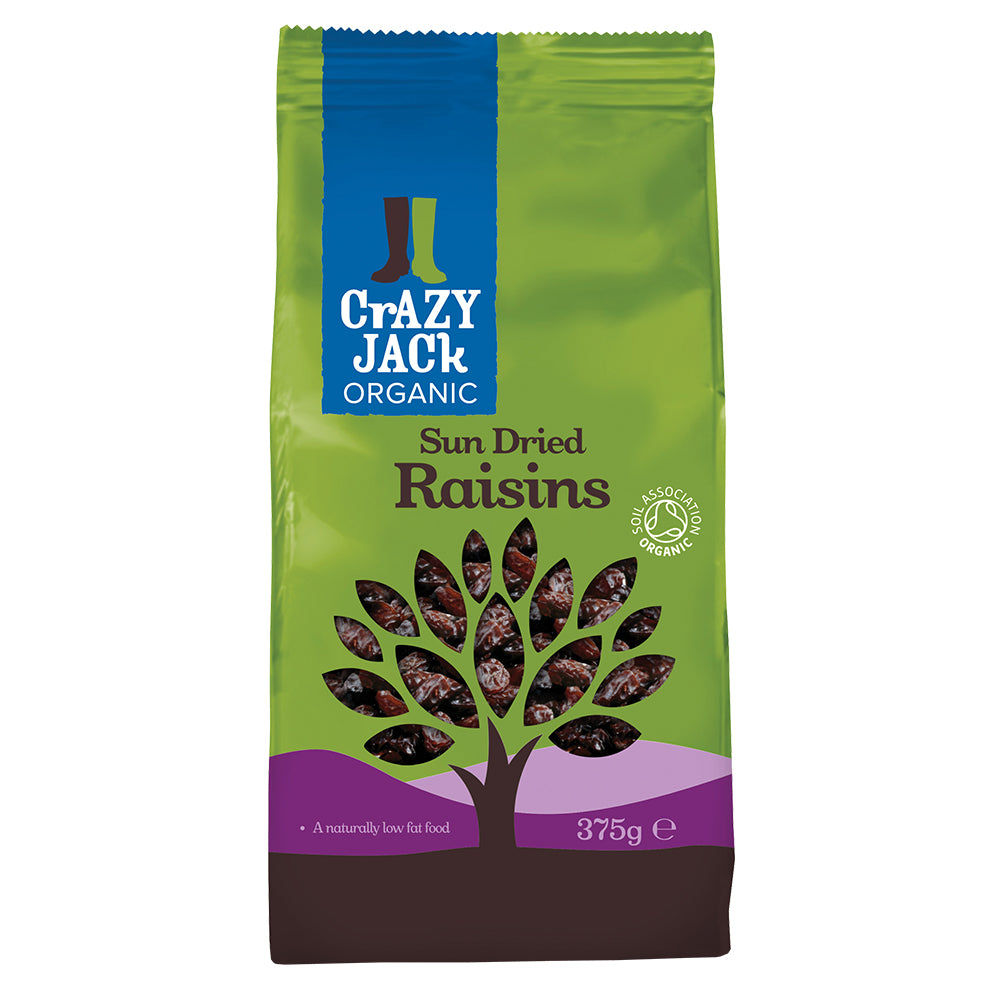 Crazy Jack_Org Raisins 375g