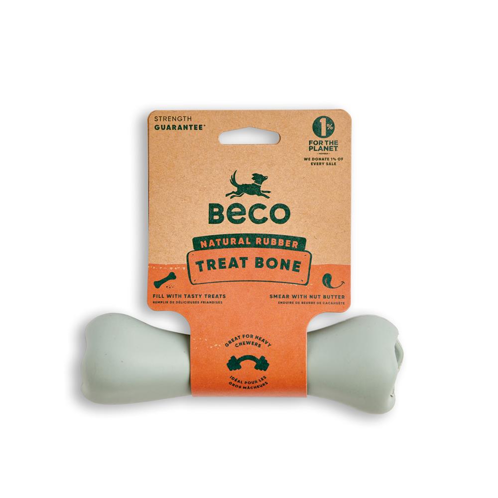 Beco_A bone shaped enrichment dog toy. 1 toy