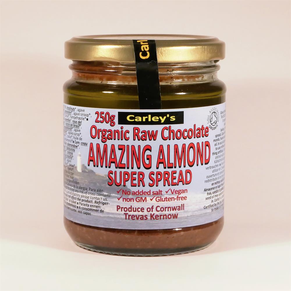 Carley's_Org Raw Chocolate Amazing Almond Super Spread 250g