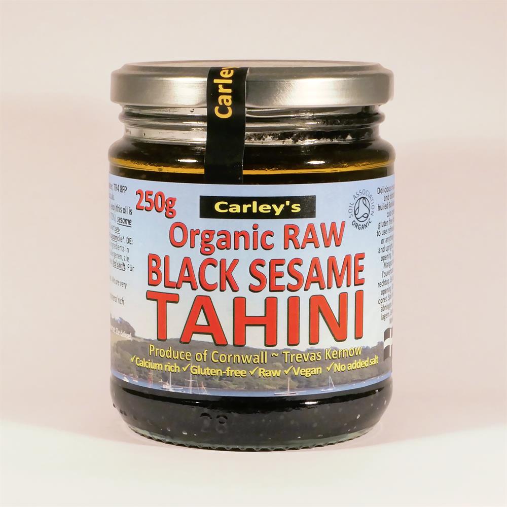 Carley's_Organic Raw BLACK Sesame Tahini 250g