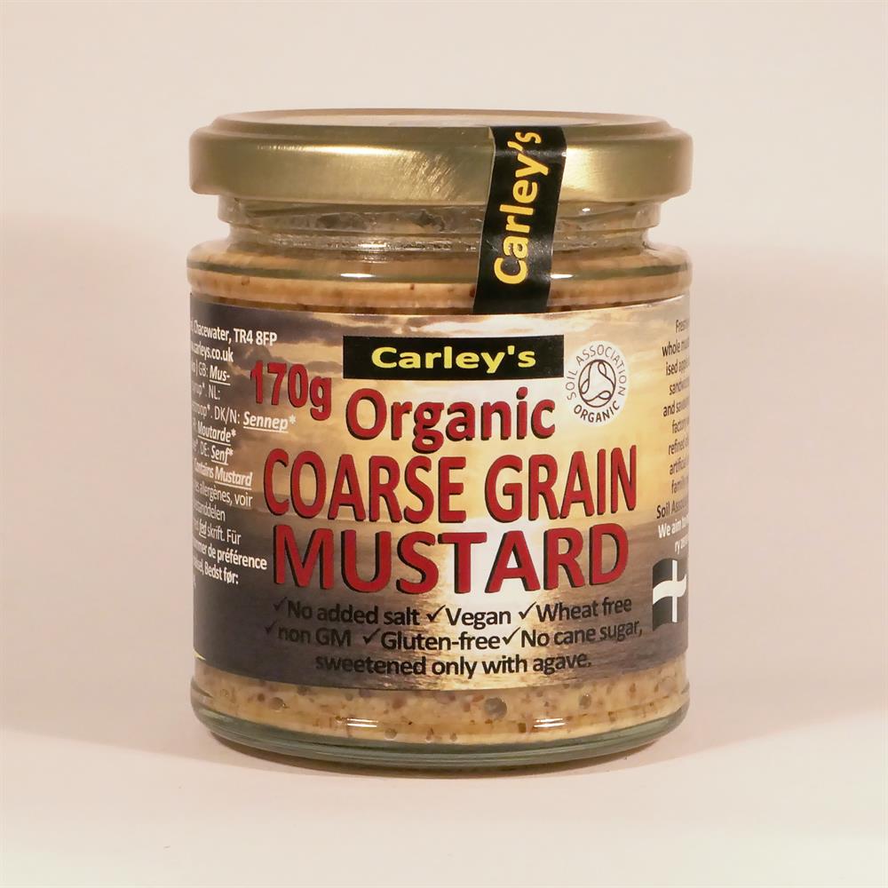 Carley's_Organic Coarse Grain Mustard 170g
