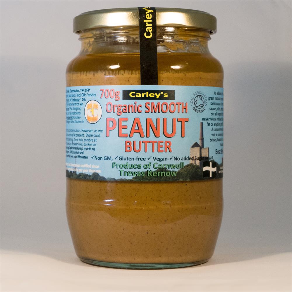 Carley's_Organic SMOOTH 100% Peanut Butter 700g