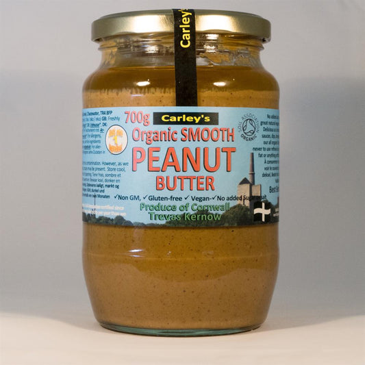 Carley's_Organic SMOOTH 100% Peanut Butter 700g