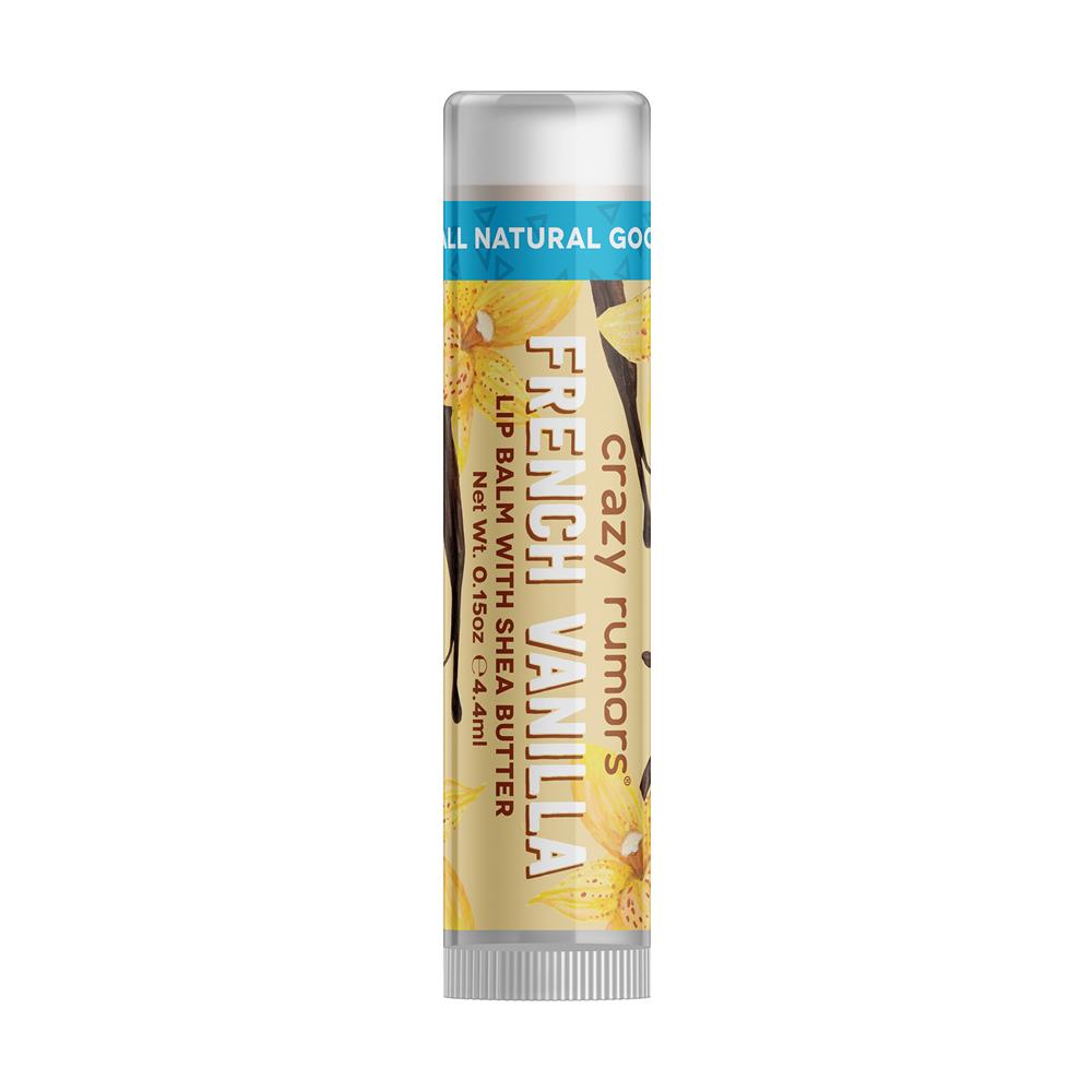 Crazy Rumors_French Vanilla flavoured 100% natural vegan lip balm 4ml-pack of 2