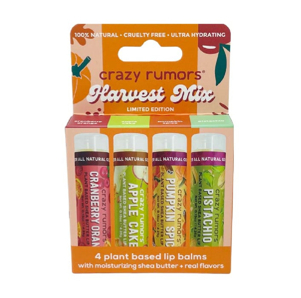 Crazy Rumors_Harvest Mix Lip Balms (4 pack)