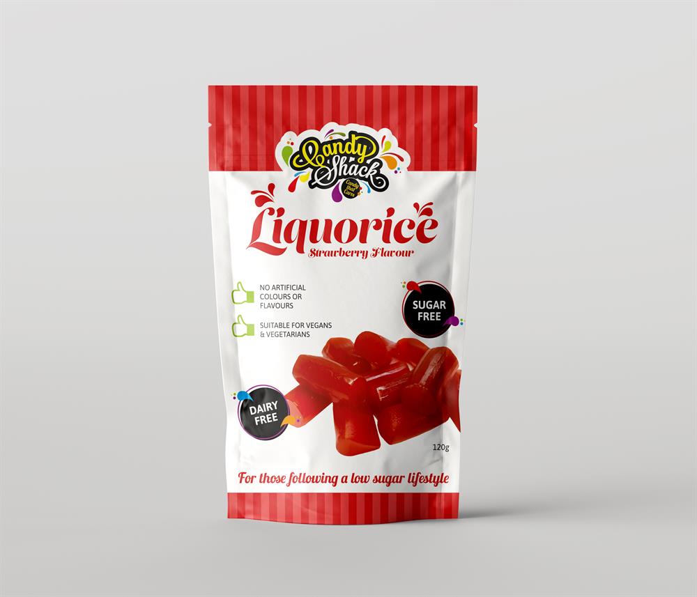 Candy Shack_Candyshack Sugar Free Strawberry Liquorice 120g-pack of 4