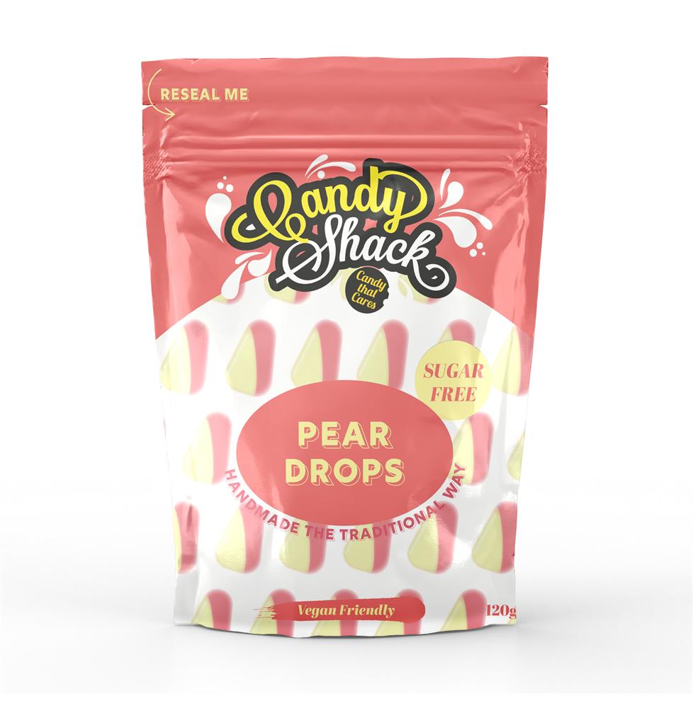 Candy Shack_Sugar Free Peardrops Sweets 120g-pack of 2