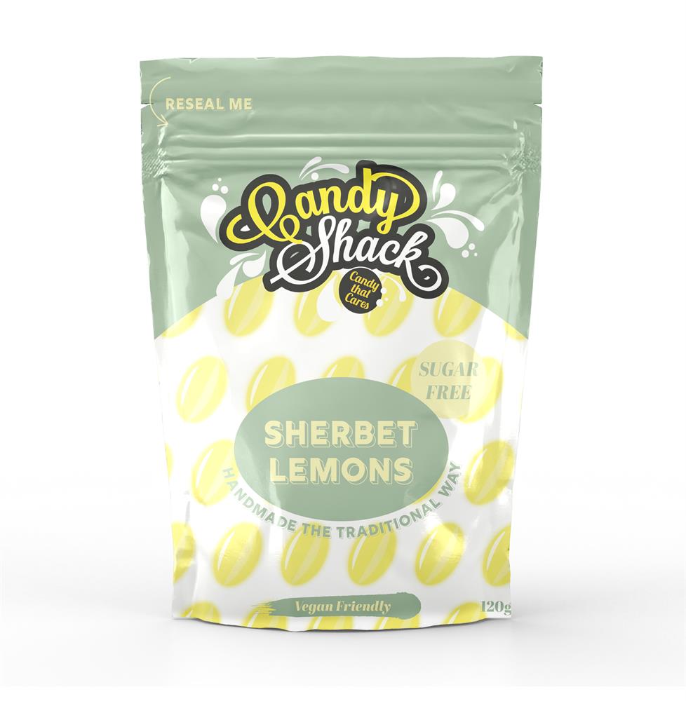 Candy Shack_Sugar Free Sherbert Lemons 120g-pack of 2