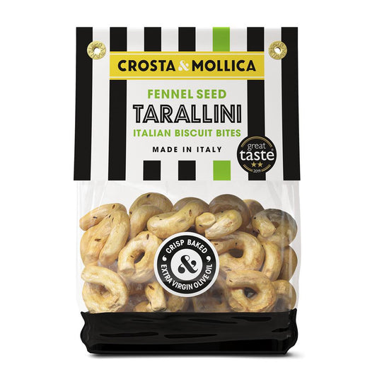Crosta Mollica_Crosta & Mollica Tarallini Fennel Seed 180g-pack of 8