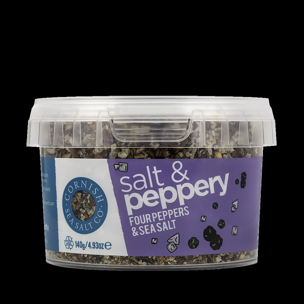 Salt & Peppery Cornish Sea Salt Blend 140g