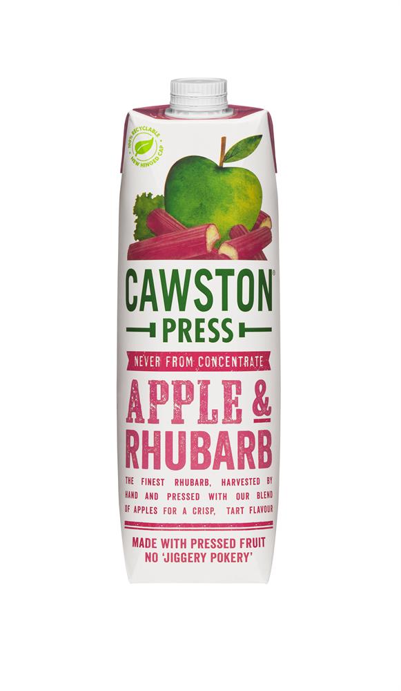 Cawston Press_Apple & Rhubarb 1L-pack of 2