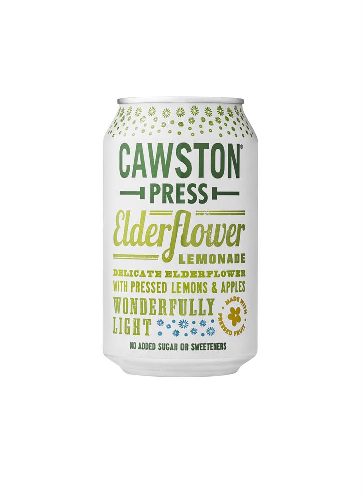 Cawston Press_Sparkling Elderflower Lemonade Can 330ml-pack of 24